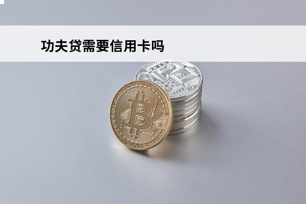 功夫贷需要信用卡吗
