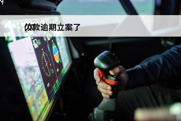 欠款逾期立案了
(欠