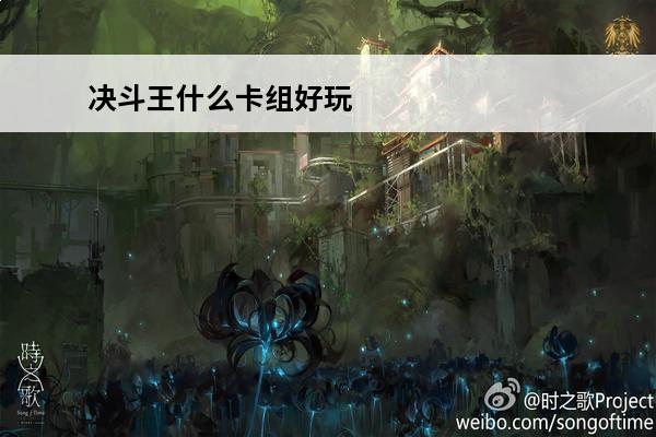 决斗王什么卡组好玩 