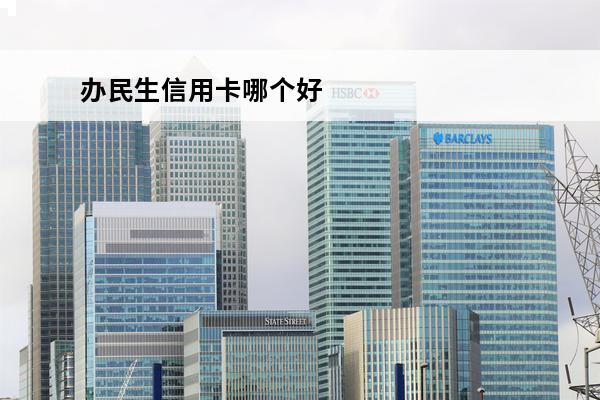 办民生信用卡哪个好
