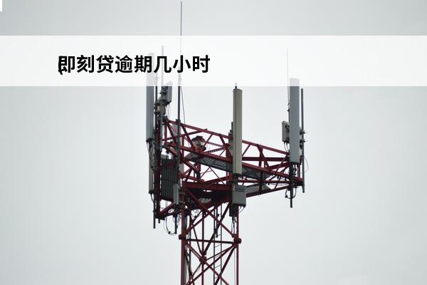 即刻贷逾期几小时
(