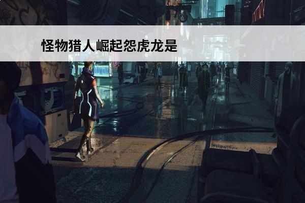 怪物猎人崛起怨虎龙是