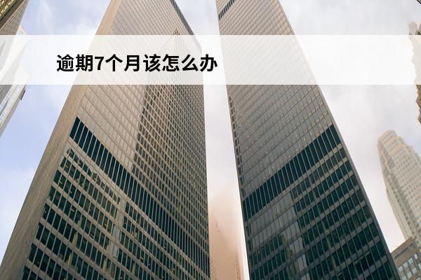 逾期7个月该怎么办
(最长逾期7个月)