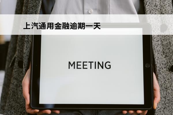 上汽通用金融逾期一天
 上汽通用金融迟还一天