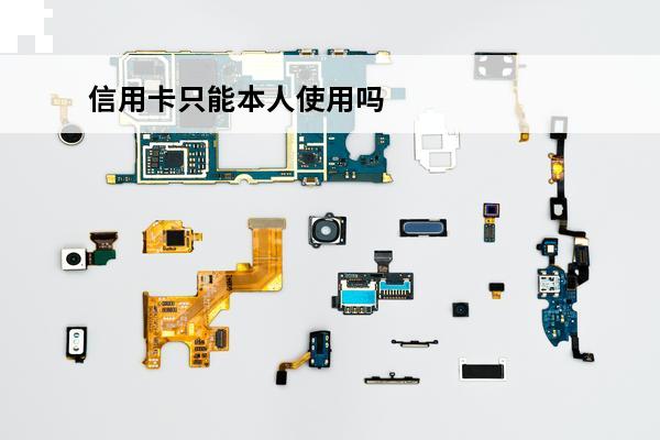 信用卡只能本人使用吗
 本人的信用卡可以绑定在他人的手机上吗