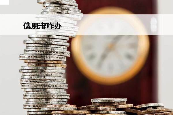 信用卡咋办
 人死了信用卡咋办