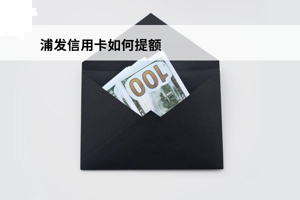 浦发信用卡如何提额
 浦发信用卡提额在哪里申请