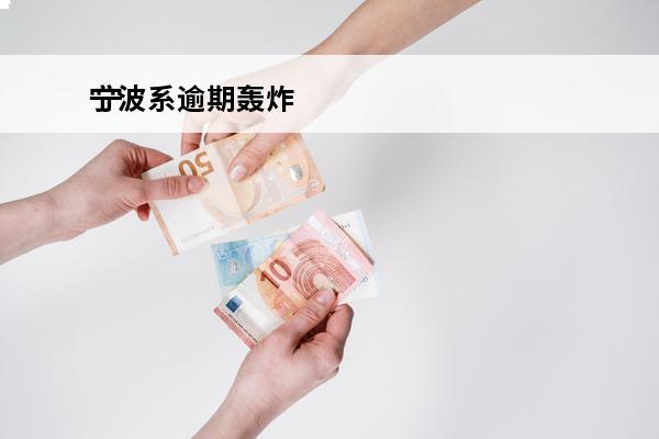 宁波系逾期轰炸
 宁波系逾期后催收