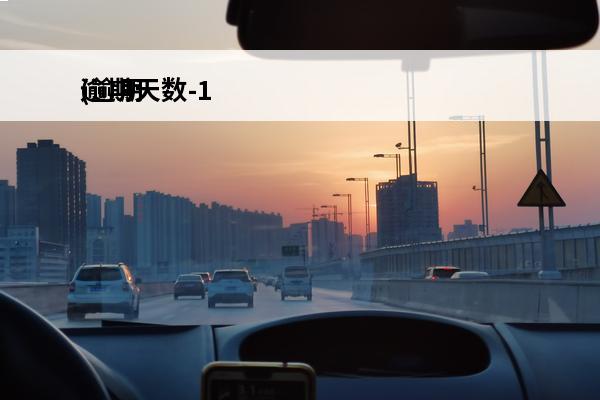 逾期天数-1
(逾期