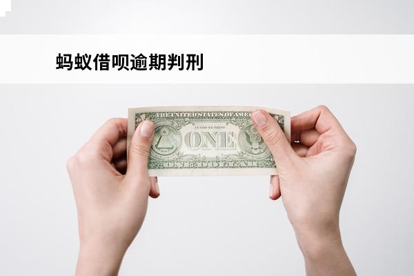 蚂蚁借呗逾期判刑
 蚂蚁借呗逾期判刑案例