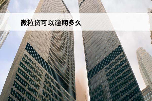 微粒贷可以逾期多久
 微粒贷逾期多久会被起诉立案