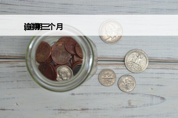 逾期三个月
(逾期三个月会有什么后果)