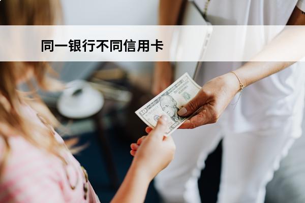 同一银行不同信用卡
 同一银行不同信用卡能转账吗