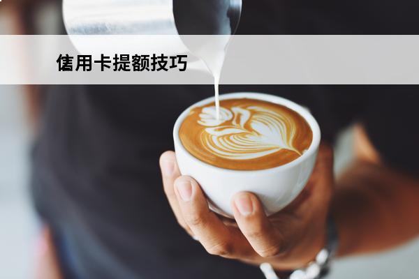 信用卡提额技巧
 2