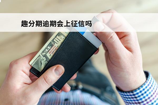 趣分期逾期会上征信吗
(趣分期上不上征信)