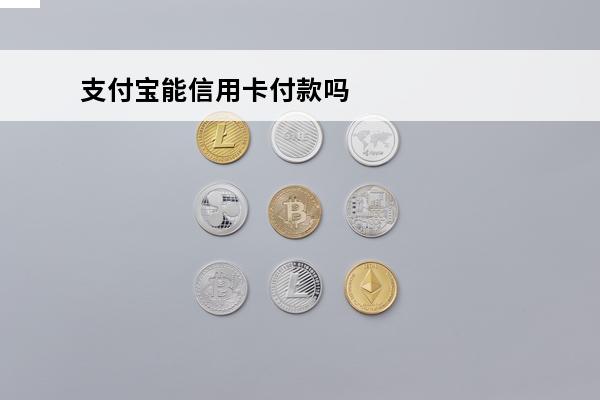 支付宝能信用卡付款吗
