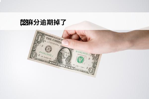 芝麻分逾期掉了
(芝