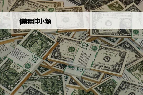 信用卡小额
(信用卡