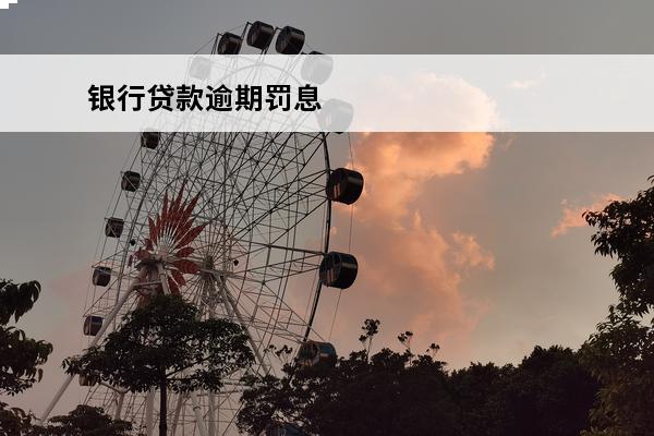 银行贷款逾期罚息
 