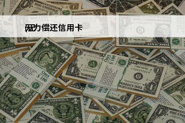 无力偿还信用卡
(无