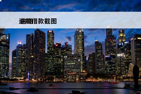 逾期借款截图
 逾期欠款截图
