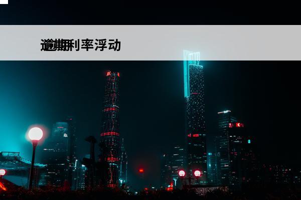 逾期利率浮动
 逾期