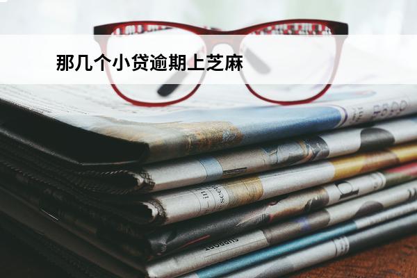 那几个小贷逾期上芝麻
