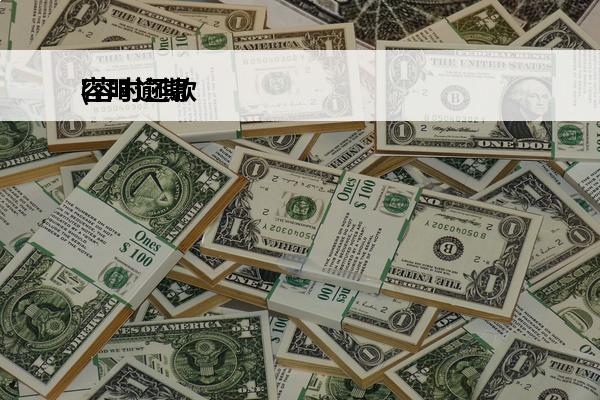 容时逾期
(容时还款
