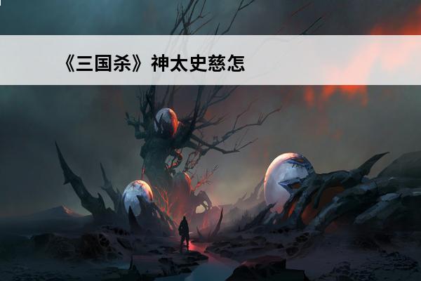 《三国杀》神太史慈怎