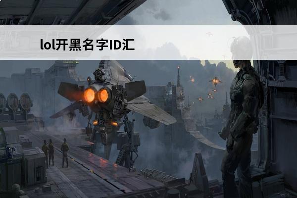 lol开黑名字ID汇