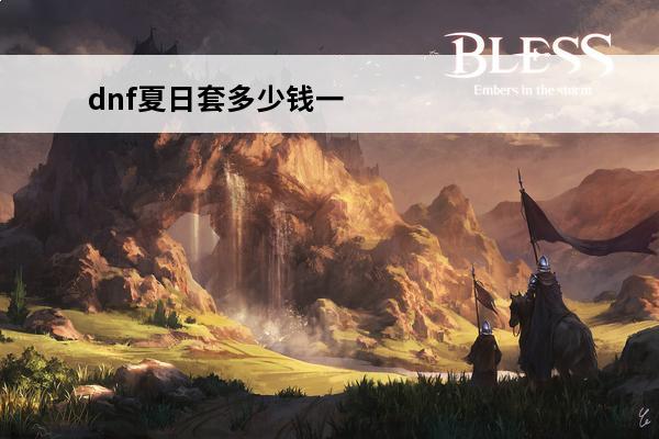 dnf夏日套多少钱一