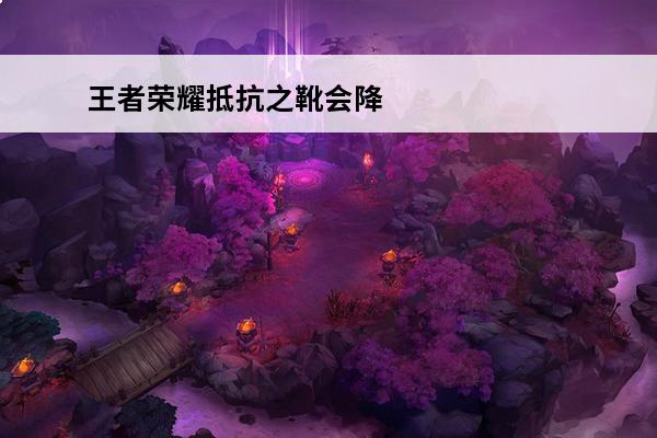 王者荣耀抵抗之靴会降低自身受到的减速效果的持续时间 抵抗之靴会降低自身受到的减速效果的持续时间