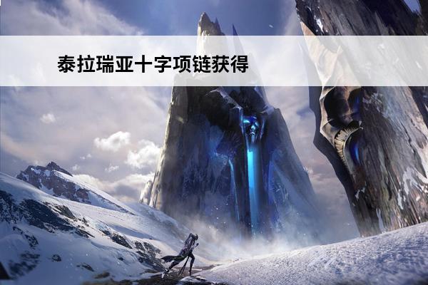 泰拉瑞亚十字项链获得