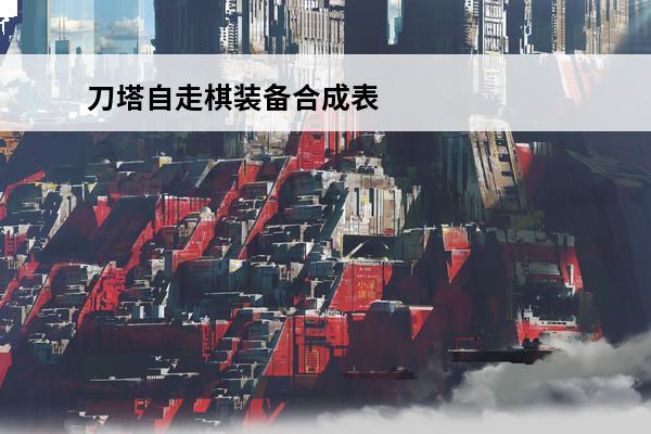 刀塔自走棋装备合成表介绍_刀塔自走棋装备合成表是什么(刀塔传奇泰坦合成表2020)